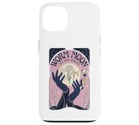 Worm Moon She Who Renews March 2026 Art Nouveau Moon Phases Case for iPhone 13