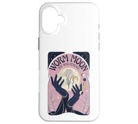 Worm Moon She Who Renews March 2026 Art Nouveau Moon Phases Case for iPhone 16 Plus
