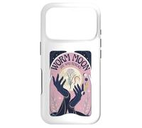 Worm Moon She Who Renews March 2026 Art Nouveau Moon Phases Case for iPhone 17 Pro