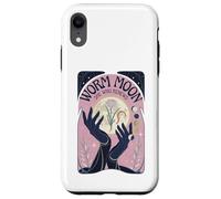 Worm Moon She Who Renews March 2026 Art Nouveau Moon Phases Case for iPhone XR