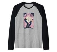 Worm Moon She Who Renews March 2026 Art Nouveau Moon Phases Raglan Baseball Tee