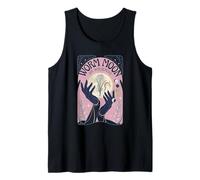Worm Moon She Who Renews March 2026 Art Nouveau Moon Phases Tank Top