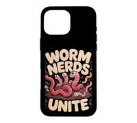 Worm Nerds Unite Farming Compost Case for iPhone 16 Pro Max