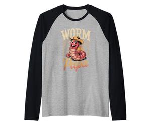 Worm Papa Dad Compost Raglan Baseball Tee