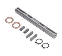 Worm Reducer Double Output Shaft, 18mm Diameter 164mm Length, Alloy Steel Low Noise Dual, Output Shaft for Stepper Motor, Stepper Motor Output Shaft, for NMRV040 RV040 Nema34