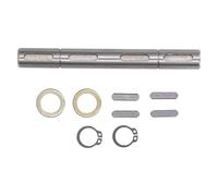 Worm Reducer Double Output Shaft Alloy Steel 14mm Diameter 128mm Length High Bearing Capacity Low Noise Transmission for NMRV040 RV040 Nema34 Stepper Motor