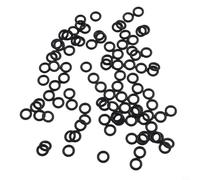 Worm Rigging Tool with Aluminum Body and Stainless Steel Components Alongside 100 Silicone O Rings for Soft Baits (Red+O Ring)