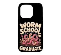 Worm School Graduate Farming Compost Case for iPhone 15 Pro