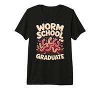 Worm School Graduate Farming Compost Premium T-Shirt