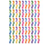 Worm Set, Colorful Glitter Page Markers for Readers Students Teachers, 50 Pieces, Fun Desk Accessory, Journals Files Planners Worm Bookmarks Acrylic Page Markers Reading Tabs Colorful Book