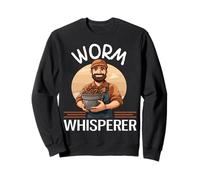 Worm Whisperer Funny Earthworm Farming Sweatshirt