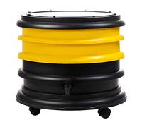 WORMbox | Wormbricomposter 2 trays Yellow | 32 litres | Compost your organic waste, earthworms/earthworms produce vermicompost