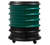 WORMbox | Wormbricomposter 4 trays Dark Green | 64 litres | Compost your organic waste, earthworms/earthworms produce vermicompost