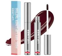 Wormeer Lip Liner Stain Peel Off With Rich & Anti-Smudge Formula - Precise Application Peel Off Lip Liner Stain, Silky Texture Hyaluronic Acid Lipstain (1 Rose Pink）
