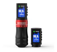 Wormhole Tattoo Gun Wireless Tattoo Machine Multi-function Smart Tattoo Pen 2,300mAh Battery with Replacement Power Supply, Smart Display, 7 Strokes Length