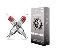 Wormhole Tattoo Needles 9M1 Tattoo Needles Set Disposable 20 Pieces Tattoo Needle Cartridge Tattoo Needles Cartridge Needles Standard Stack Magnum for Tattoo Machine Tattoo Supplies 1009M1