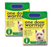 Worming Tablets for Small for Puppies Up to 8kg - 2 Pack | 8 Tablets | One Dose Wormer | Treats Roundworms, Tapeworms and Hookworms | Johnsons (Small Dogs)