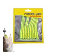 Worms Swimbait, Mad Worm Fishing Lure - Soft Bait for Earthworms - Realistic Earthworm Bait Fishing Lure for Bass Salmon Fishing, Freshwater