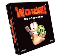 mantic Worms: The Board Game | Chaotic Strategy Board Game with Worms Miniatures | Tactical Weapon Cards, Dice & Destructible Terrain
