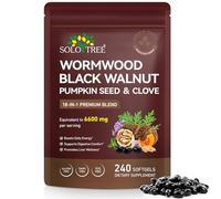 Wormwood Black Walnut Clove Capsules | 1440mg per Serving | 2 Month Supply | Digestive Cleanse & Intestinal | Herbal Gut Health Supplement | Vegan Formula