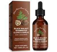 Wormwood Black Walnut Clove Herbal Drops,Black Walnut Wormwood Parasite Cleanse,20-in-1 Gut Cleanse & Digestive Health Formula,Gut-Friendly for Adults and Children