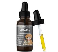 Wormwood Neck Drops for Cats & Dogs - Natural Coat Care Formula | Digestive Intestinal Support Supplement Drops | Plant-Based Topical Solution | Easy Application | Suitable for All Breeds - 50ml