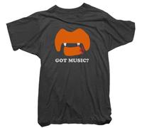 Worn Free Frank Zappa T-Shirt - Got Music? Halloween Tee - Mens - black - Medium