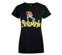 Worn The Muppets Animal Drummer Women's T-Shirt Black