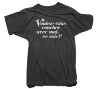 WORNFREE Yoko ONO T-Shirt - Voulez-Vous Tee Worn by Yoko ONO - Mens Black Medium, Black, M