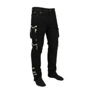 WORNRICH Antonio El Mariachi Once Upon a Time in Mexico Bandares Jacket Men's Black Suede Leather Motorcycle Cropped Jacket
