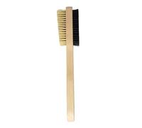 Worparsen Climbing and Bouldering Brush, Outdoor Indoor Rock Climbing Brush with Thick Boar's Hair Bristles and Strong Handle, Boulder Cleaning Brush for Holds and Chalk A