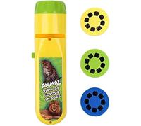 Worparsen Dinosaur Torch and Projector for Kids Ages 3+，Dinosaur Projector Flashlight for Kids 24 Animal Images with 3 Discs (Animal)