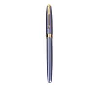 Worparsen Metal Fountain Pens Fine Nib Signature Pen Metal Business Pen Smooth Writing Luxury Calligraphy Pen for Office School Students Grey