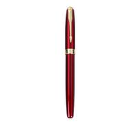 Worparsen Metal Fountain Pens Fine Nib Signature Pen Metal Business Pen Smooth Writing Luxury Calligraphy Pen for Office School Students Red