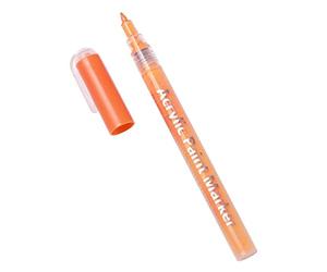 Worparsen Nail Art Pen Multi-functional Fine Details Flower Pattern Nail Art Graffiti Pen Manicure Tool Quick Dry Orange