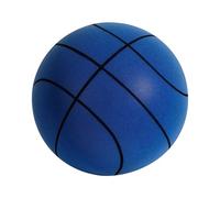 Worparsen Silent Basketball Dribbling Indoor Upgraded Quiet Uncoated High-Density Foam Ball,Size 3/5/7 High-Density Noiseless Basketball, Training Ball For Various Indoor Activities (Blue, 18cm)