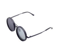 Worparsen Updated Round Polarized Sunglasses with Advanced ND Filter Tech Infinity Dimming for Comfort Multifunctional Glasses for Outdoor Adventures Everyday Use (A(Classic))