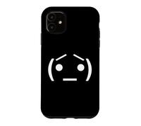 Worried Keyboard Face Funny Anxious Awkward Internet Quote Case for iPhone 11