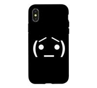 Worried Keyboard Face Funny Anxious Awkward Internet Quote Case for iPhone X/XS