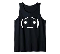 Worried Keyboard Face Funny Anxious Awkward Internet Quote Tank Top