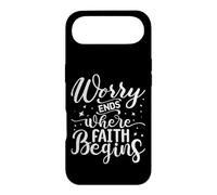 Worry Ends Where Faith Begins Case for iPhone Air