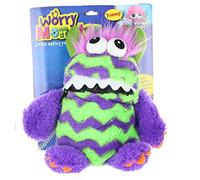 Worry Monster Plush Soft Toy purple & green