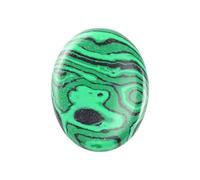 Worry Stones, Thumb Stone, Crystal Thumb Worry Stone, Thumb Stone for Balancing Reiki, Therapy, Meditation (Malachite)