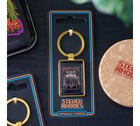 Worship Coffee Keyring By Steven Rhodes - Retro Enamel Coffee Lover Gift