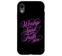 Worship In Spirit And In Truth John 4:24 Faith Scripture God Case for iPhone XR
