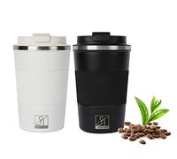 Worship in Spirit & Truth John 4:24 Travel Mug Cup Christian Bible Verse Birthday Gifts for Women Men Leakproof Camping Tumbler Cooler Stainless-Steel Silicone Engraved 380ml - WHITE