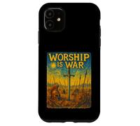 Worship Is War Act Like Men Van Gogh Style Adult Christian Case for iPhone 11