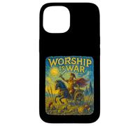 Worship Is War Act Like Men Van Gogh Style Adult Christian Case for iPhone 15