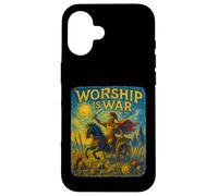 Worship Is War Act Like Men Van Gogh Style Adult Christian Case for iPhone 16