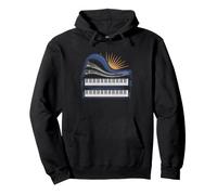 Worship Keyboardist Cross Keyboard Christian Band Pullover Hoodie